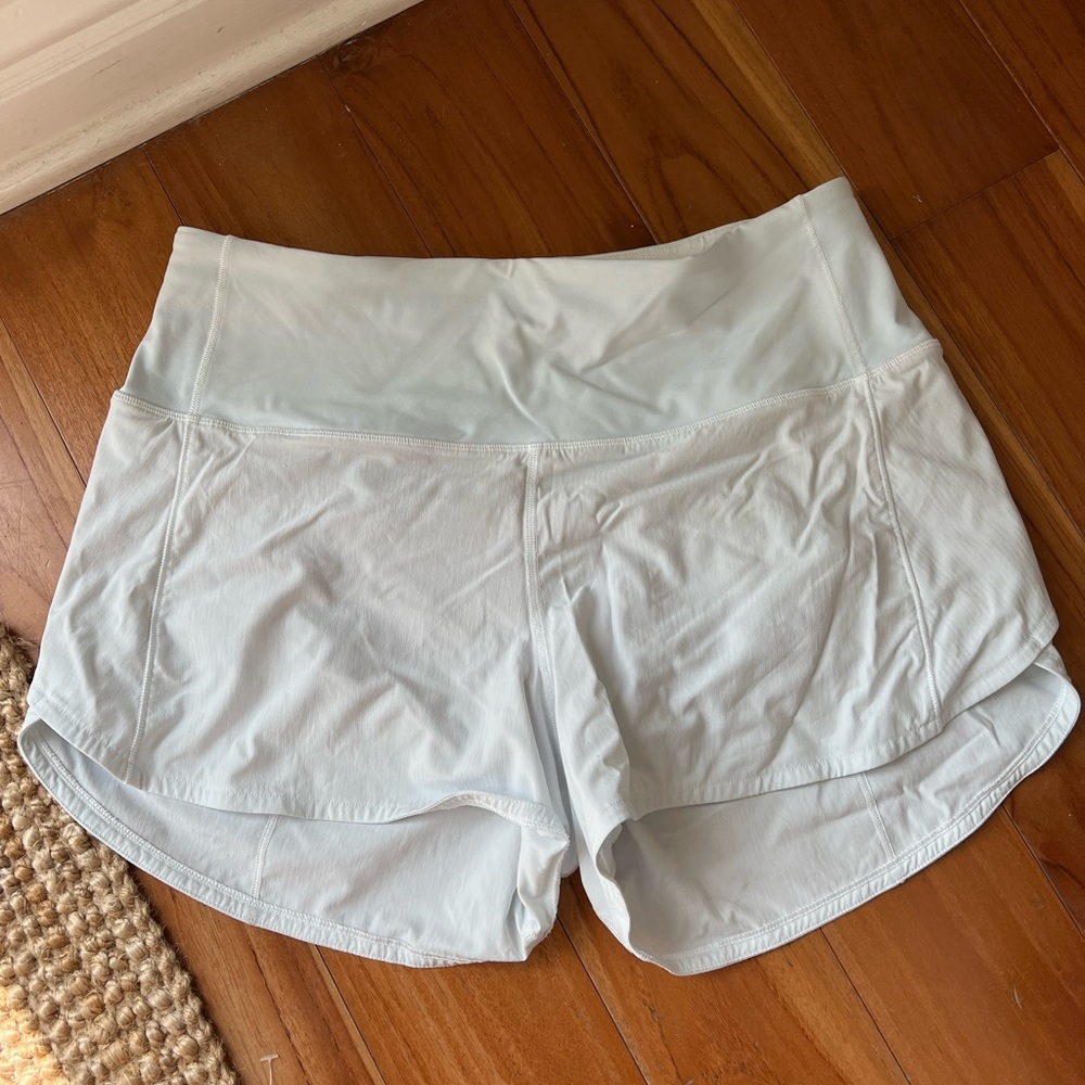 Brand New Lululemon White shorts